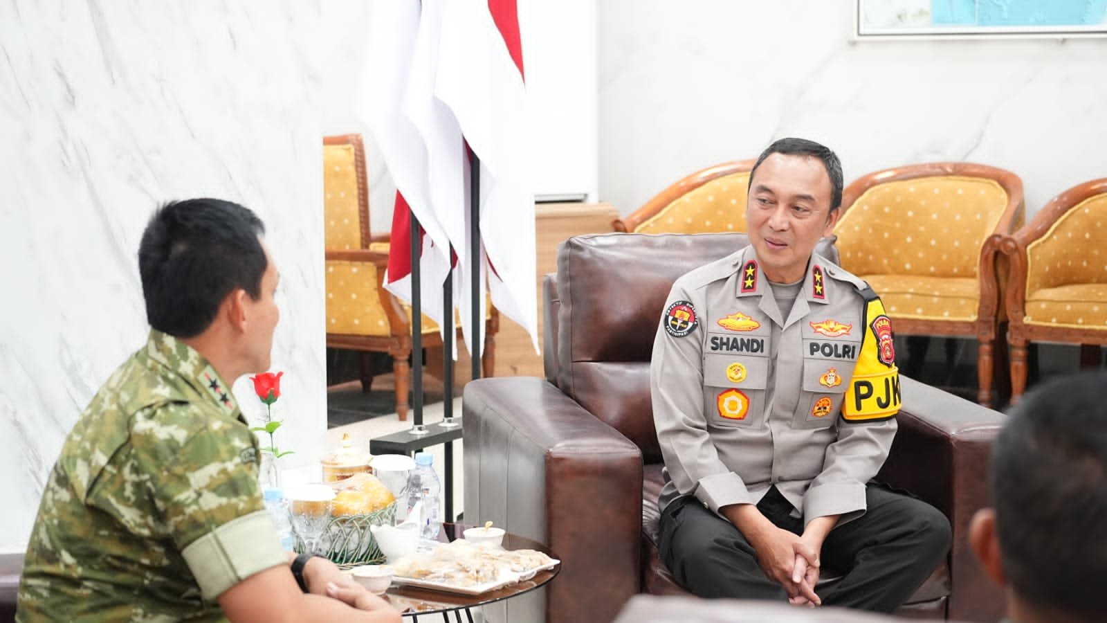 Lawatan Kerja Kapolda Sumsel ke Pangdam II Sriwijaya Bentuk Komitmen Keamanan Daerah